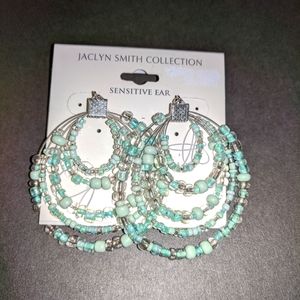 NWT! Vintage Jaclyn Smith Hoop Earrings